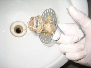 clogged drain